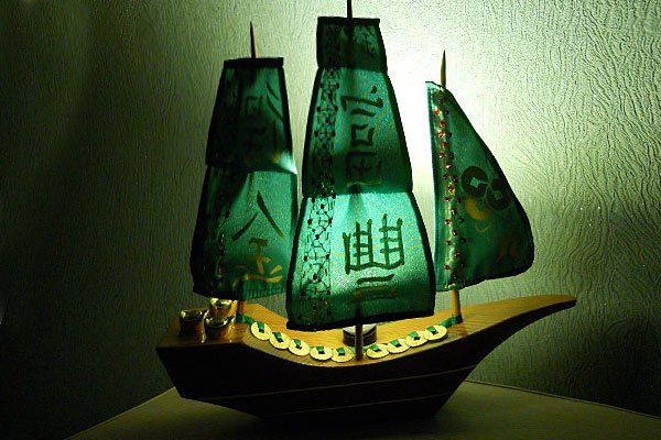 денежный корабль - старинный талисман фен шуй