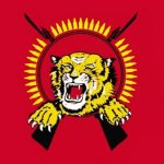 Флаг политической организации «Тигры освобождения Тамил-Илама», действующей на Шри-Ланке