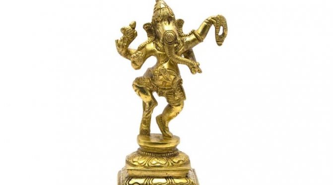 Ganesha made of bronze