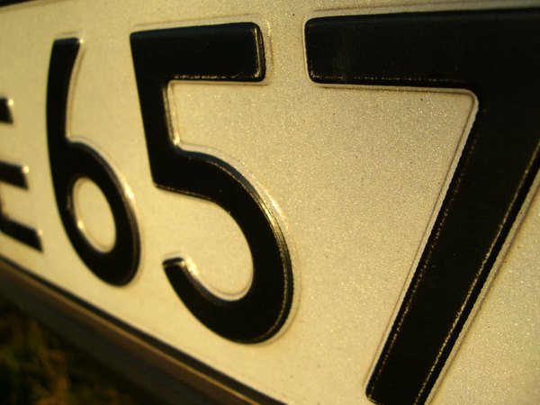 What numbers on a car are considered lucky?