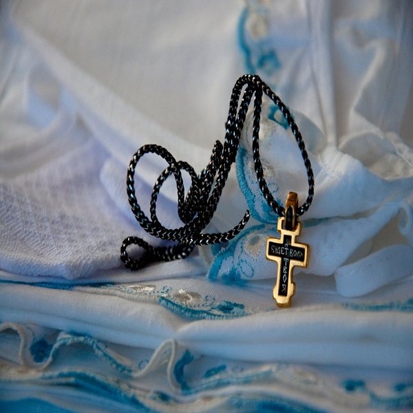 cross on a chain as a gift