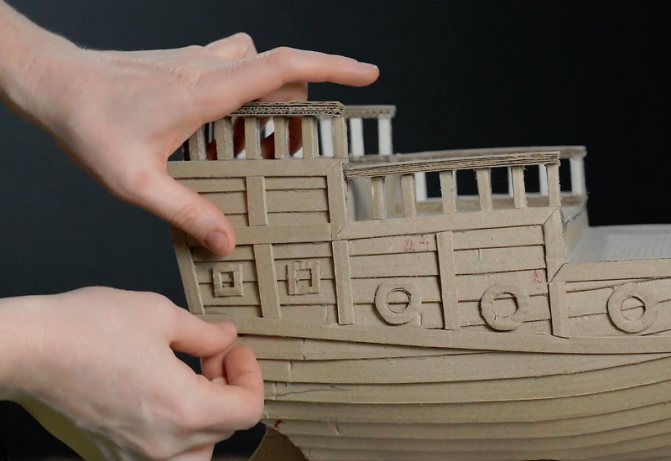 модель пиратского судна своими руками