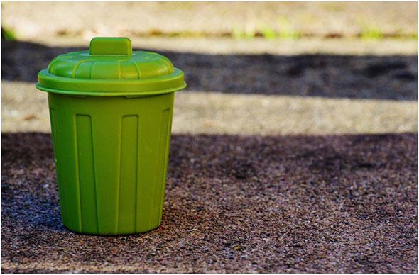 Is it possible to take out trash from home in the evening, and what to do if you need to throw it away urgently?