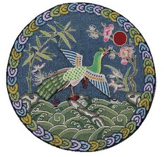 Peacock - coat of arms of the Chinese imperial Ming dynasty