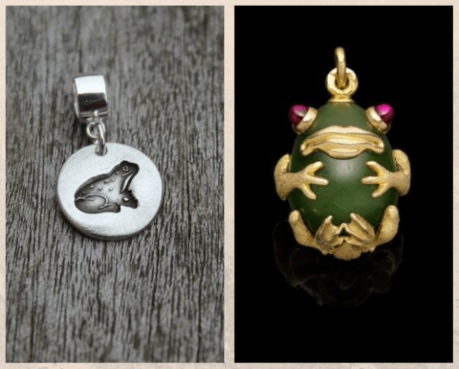 Frog pendant - a symbol of the goddess Aphrodite