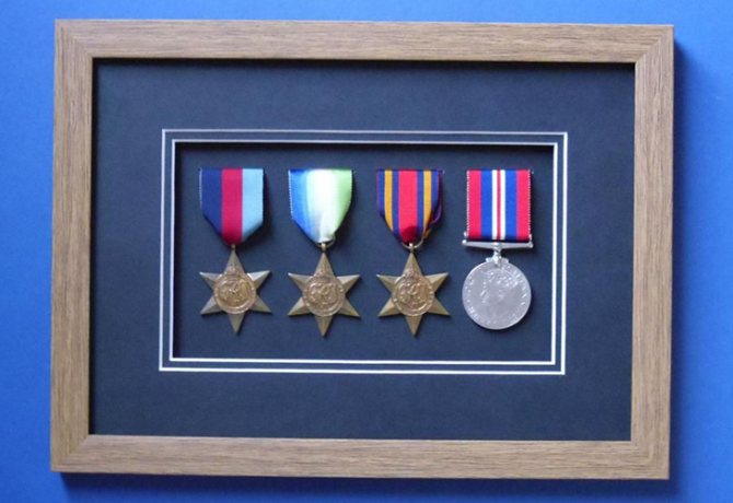 Frame for orders and medals