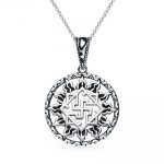 &#39;Silver pendant-amulet &quot;Valkyrie in the sun&quot;&#39; width=&quot;500