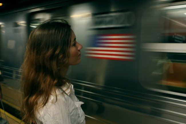 Я в нью-йоркском метро